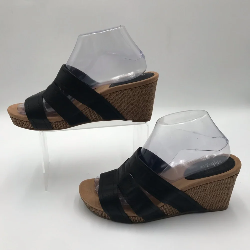 Women’s Style & Co Wedge Slide Sandals - Comfort Casual